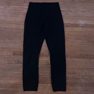 Black Lululemon Leggings Size 2